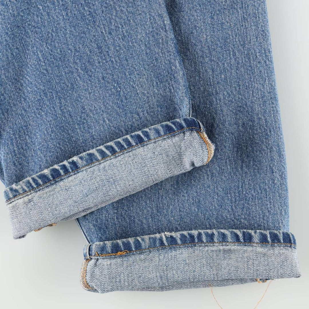 2000'S Levi's 501-0193 Straight Denim Pants, Made in USA, Men's Size 34 (approx.) cotton blue type Vintage Second Hand