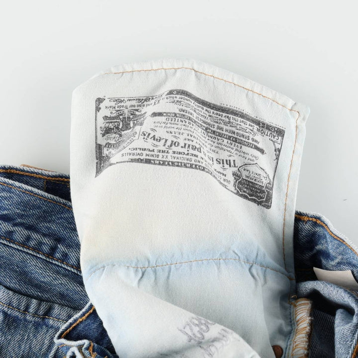 2000'S Levi's 501-0193 Straight Denim Pants, Made in USA, Men's Size 34 (approx.) cotton blue type Vintage Second Hand