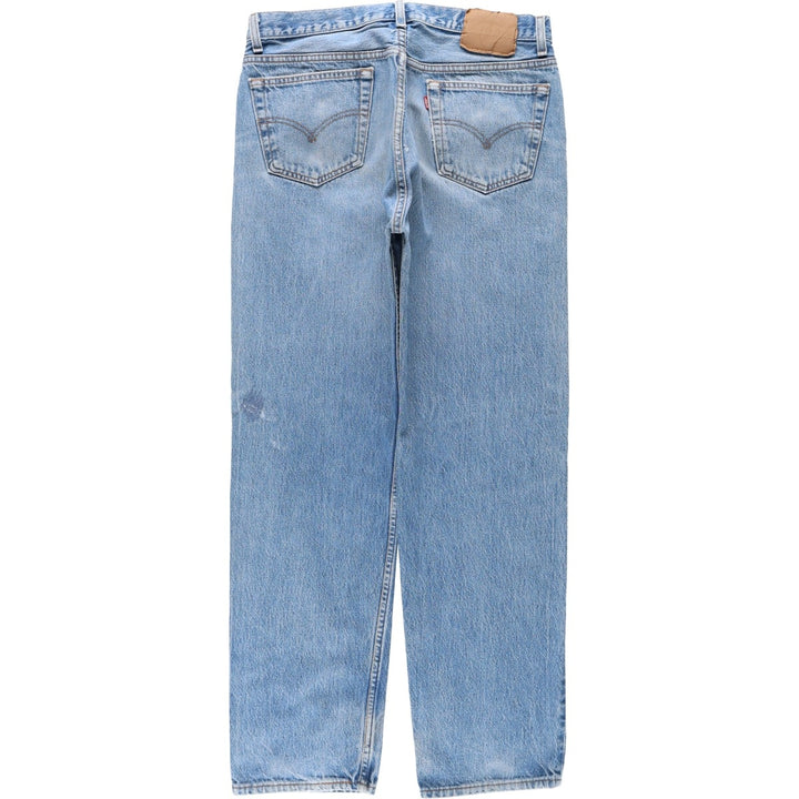 90'S Levi's 501-0115 Straight Denim Pants Made in USA Men's W33 Vintage cotton blue type Vintage Second Hand