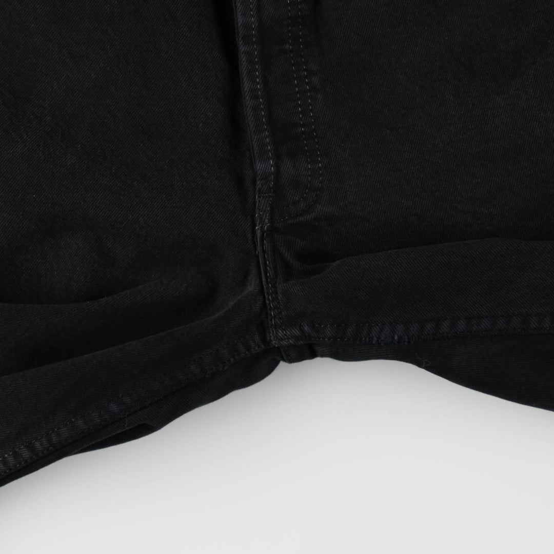 Levi's 501-0165 Black Denim Straight Leg Jeans, Made in England, Men's Size W34 (approx.) cotton black type Vintage Second Hand