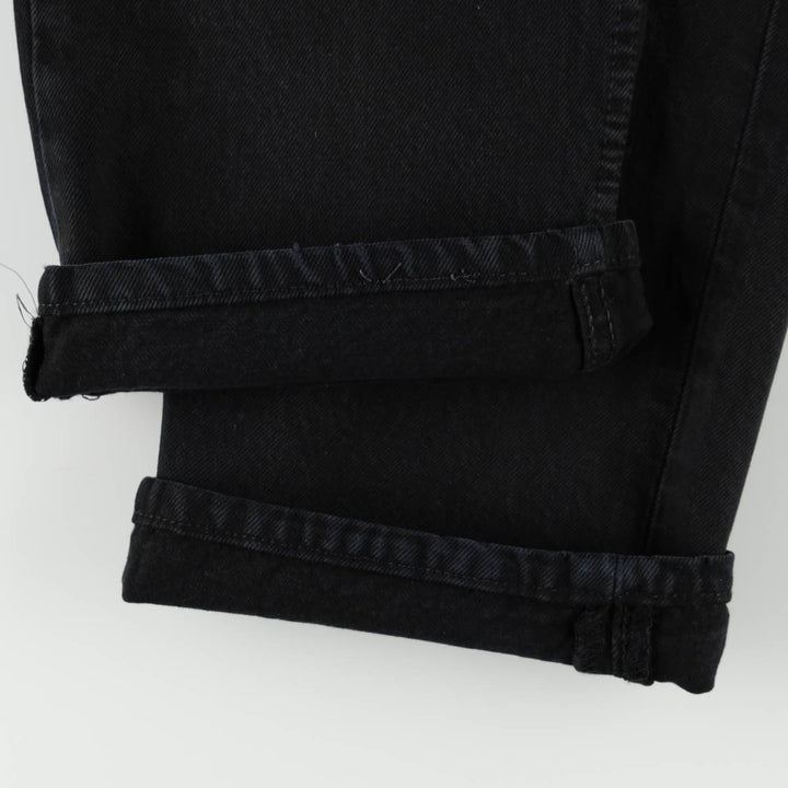 Levi's 501-0165 Black Denim Straight Leg Jeans, Made in England, Men's Size W34 (approx.) cotton black type Vintage Second Hand