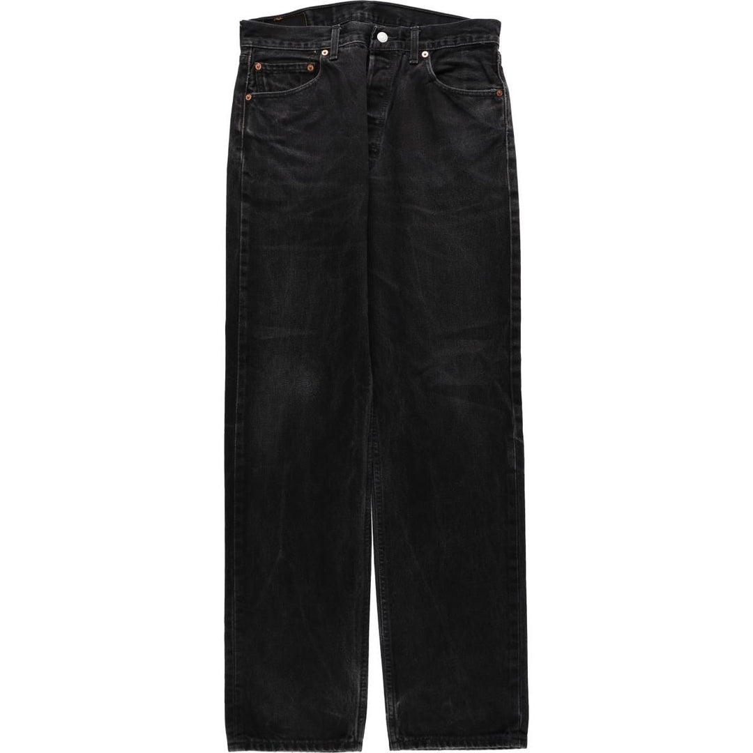 2000'S Levi's 501-0659 Black Denim Straight Leg Jeans, Made in Canada, Men's Size W33 (approx.) cotton black type Vintage Second Hand