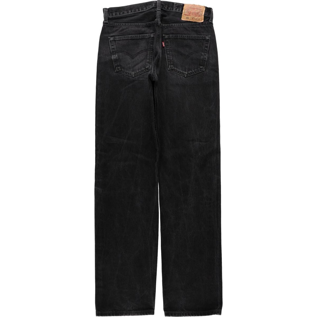 2000'S Levi's 501-0659 Black Denim Straight Leg Jeans, Made in Canada, Men's Size W33 (approx.) cotton black type Vintage Second Hand