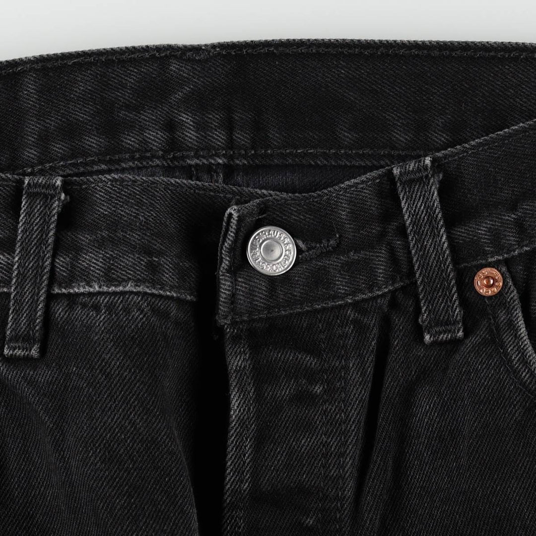 2000'S Levi's 501-0659 Black Denim Straight Leg Jeans, Made in Canada, Men's Size W33 (approx.) cotton black type Vintage Second Hand