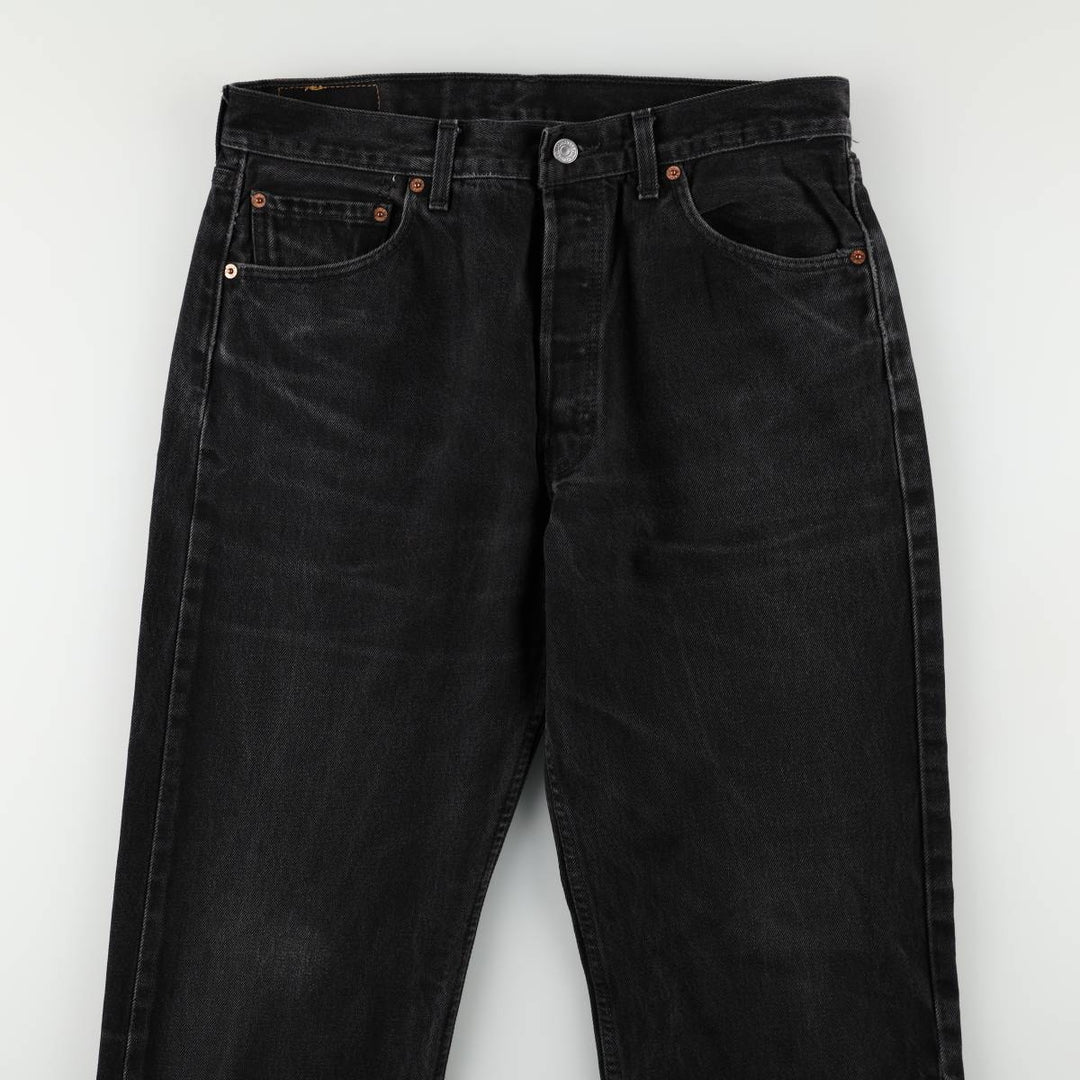 2000'S Levi's 501-0659 Black Denim Straight Leg Jeans, Made in Canada, Men's Size W33 (approx.) cotton black type Vintage Second Hand