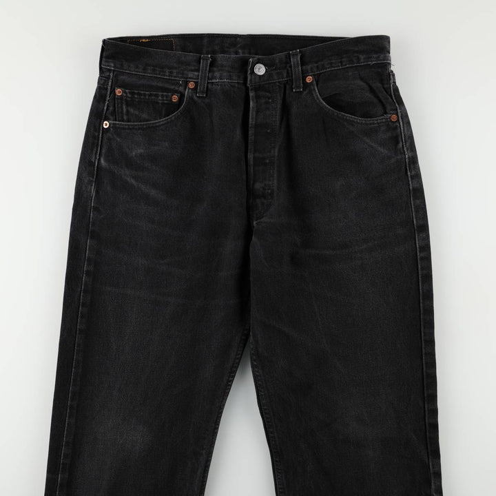 2000'S Levi's 501-0659 Black Denim Straight Leg Jeans, Made in Canada, Men's Size W33 (approx.) cotton black type Vintage Second Hand