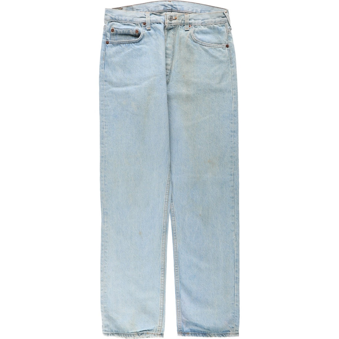 80s-90'S Levi's 501-0111 Straight Denim Pants, Men's W33 (approx.), Vintage cotton Blue type light blue Vintage Second Hand