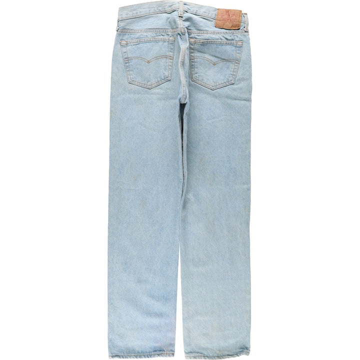 80s-90'S Levi's 501-0111 Straight Denim Pants, Men's W33 (approx.), Vintage cotton Blue type light blue Vintage Second Hand