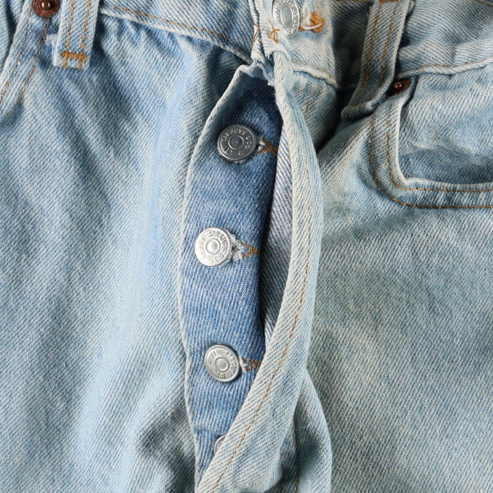 80s-90'S Levi's 501-0111 Straight Denim Pants, Men's W33 (approx.), Vintage cotton Blue type light blue Vintage Second Hand