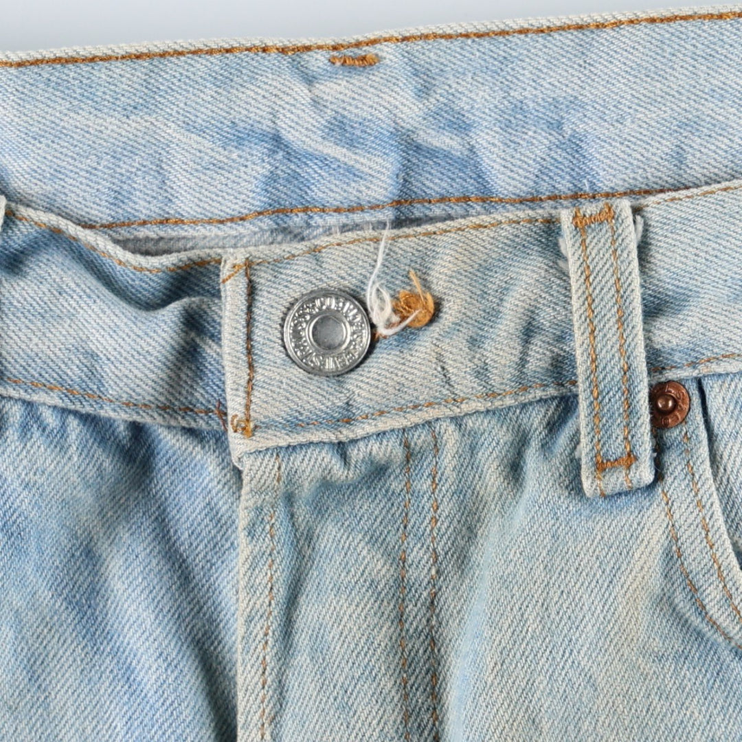 80s-90'S Levi's 501-0111 Straight Denim Pants, Men's W33 (approx.), Vintage cotton Blue type light blue Vintage Second Hand