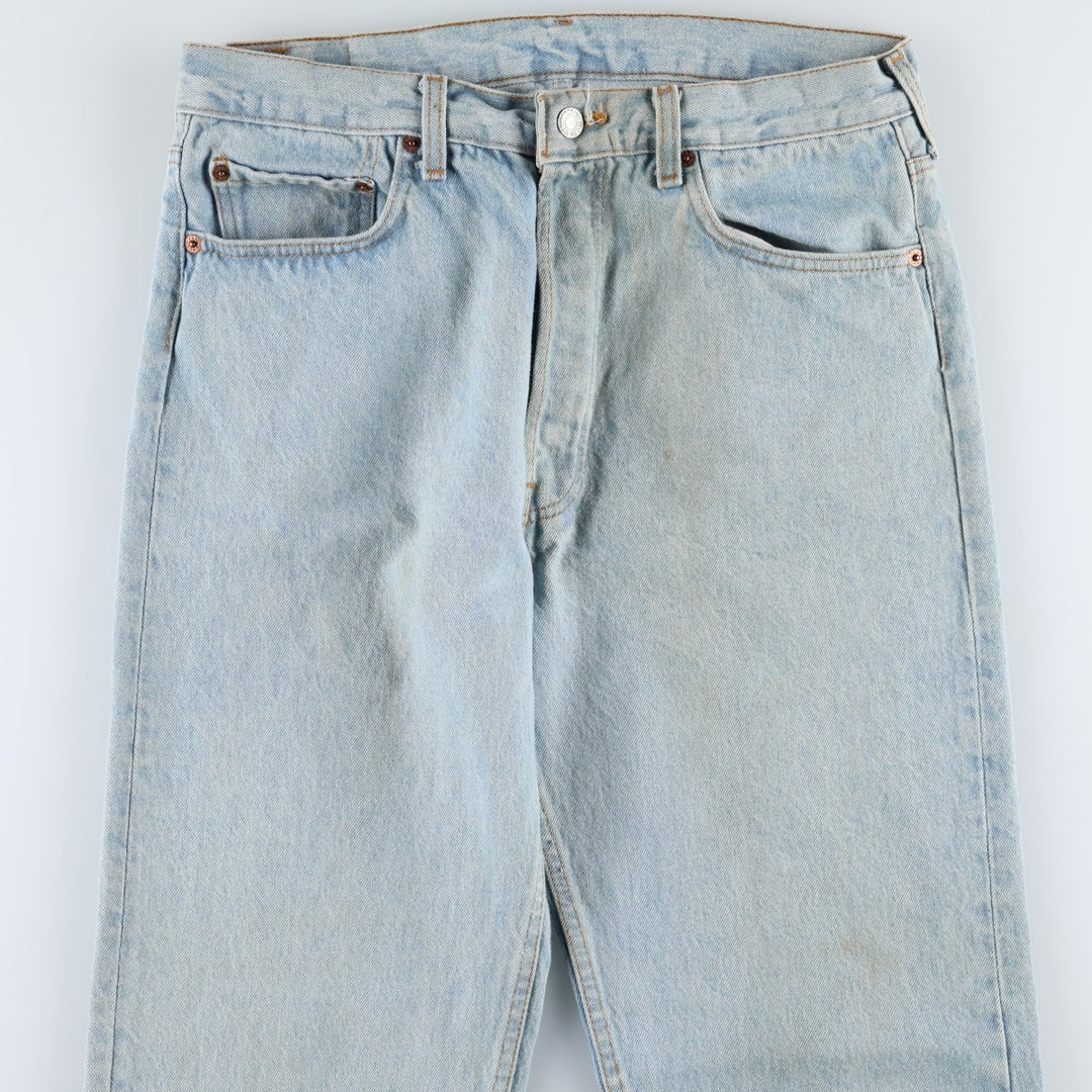 80s-90'S Levi's 501-0111 Straight Denim Pants, Men's W33 (approx.), Vintage cotton Blue type light blue Vintage Second Hand