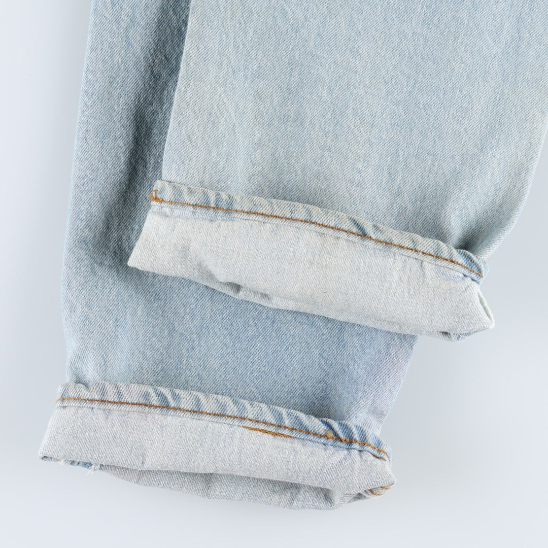 80s-90'S Levi's 501-0111 Straight Denim Pants, Men's W33 (approx.), Vintage cotton Blue type light blue Vintage Second Hand