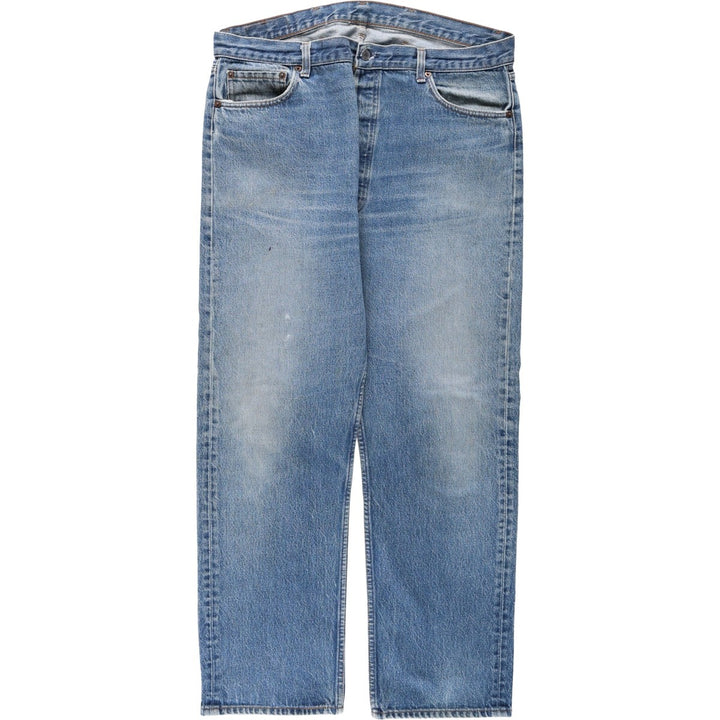 80s-90'S Levi's 501-0000 Straight Denim Pants, Men's W38 (approx.), Vintage unclear blue type Vintage Second Hand