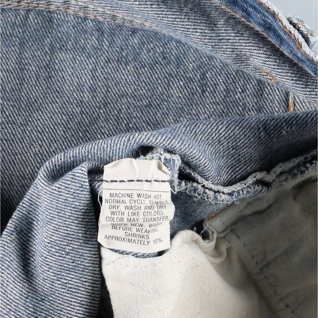 80s-90'S Levi's 501-0000 Straight Denim Pants, Men's W38 (approx.), Vintage unclear blue type Vintage Second Hand