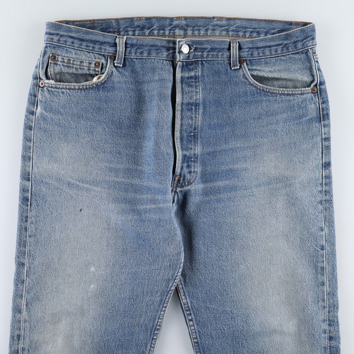 80s-90'S Levi's 501-0000 Straight Denim Pants, Men's W38 (approx.), Vintage unclear blue type Vintage Second Hand
