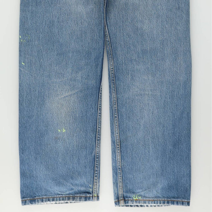 Levi's 505 REGULAR FIT tapered denim pants for men, size w36 cotton blue type Vintage Second Hand