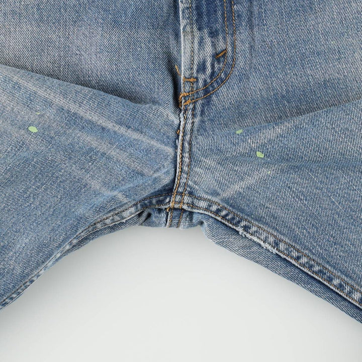 Levi's 505 REGULAR FIT tapered denim pants for men, size w36 cotton blue type Vintage Second Hand