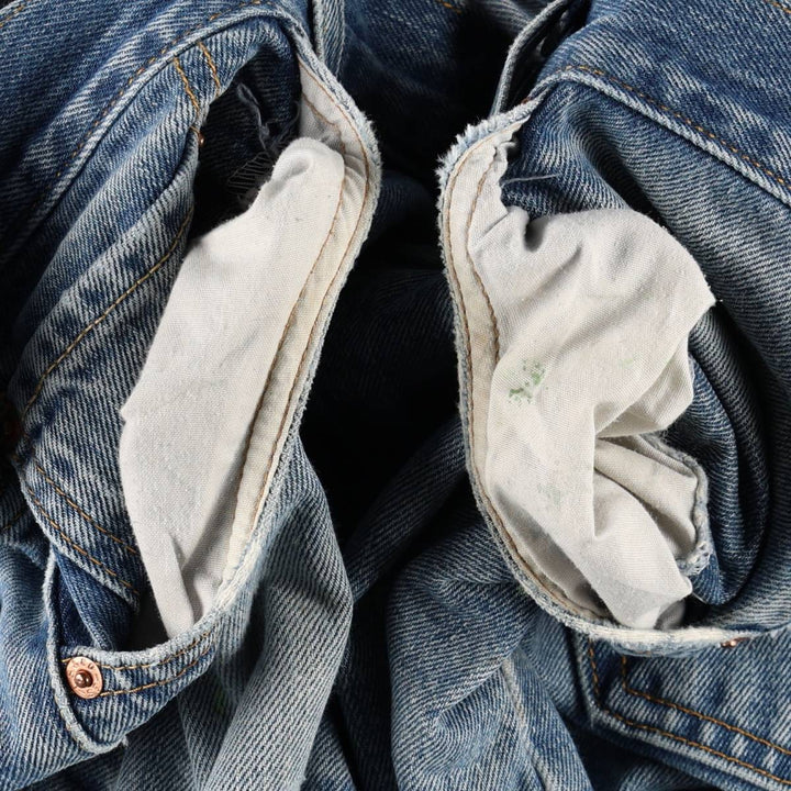Levi's 505 REGULAR FIT tapered denim pants for men, size w36 cotton blue type Vintage Second Hand