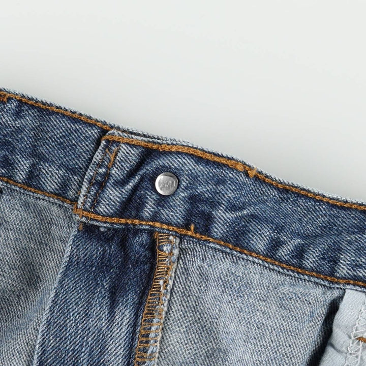 Levi's 505 REGULAR FIT tapered denim pants for men, size w36 cotton blue type Vintage Second Hand