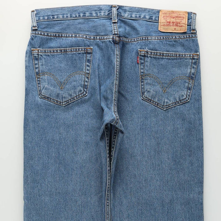 Levi's 505 REGULAR FIT tapered denim pants for men, size w36 cotton blue type Vintage Second Hand