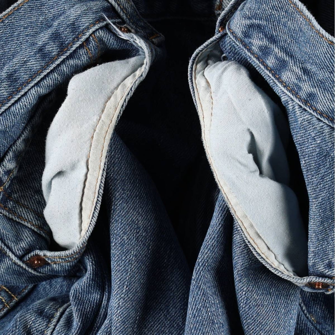 Levi's 505 REGULAR FIT tapered denim pants for men, size w36 cotton blue type Vintage Second Hand