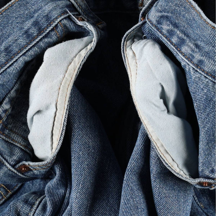 Levi's 505 REGULAR FIT tapered denim pants for men, size w36 cotton blue type Vintage Second Hand