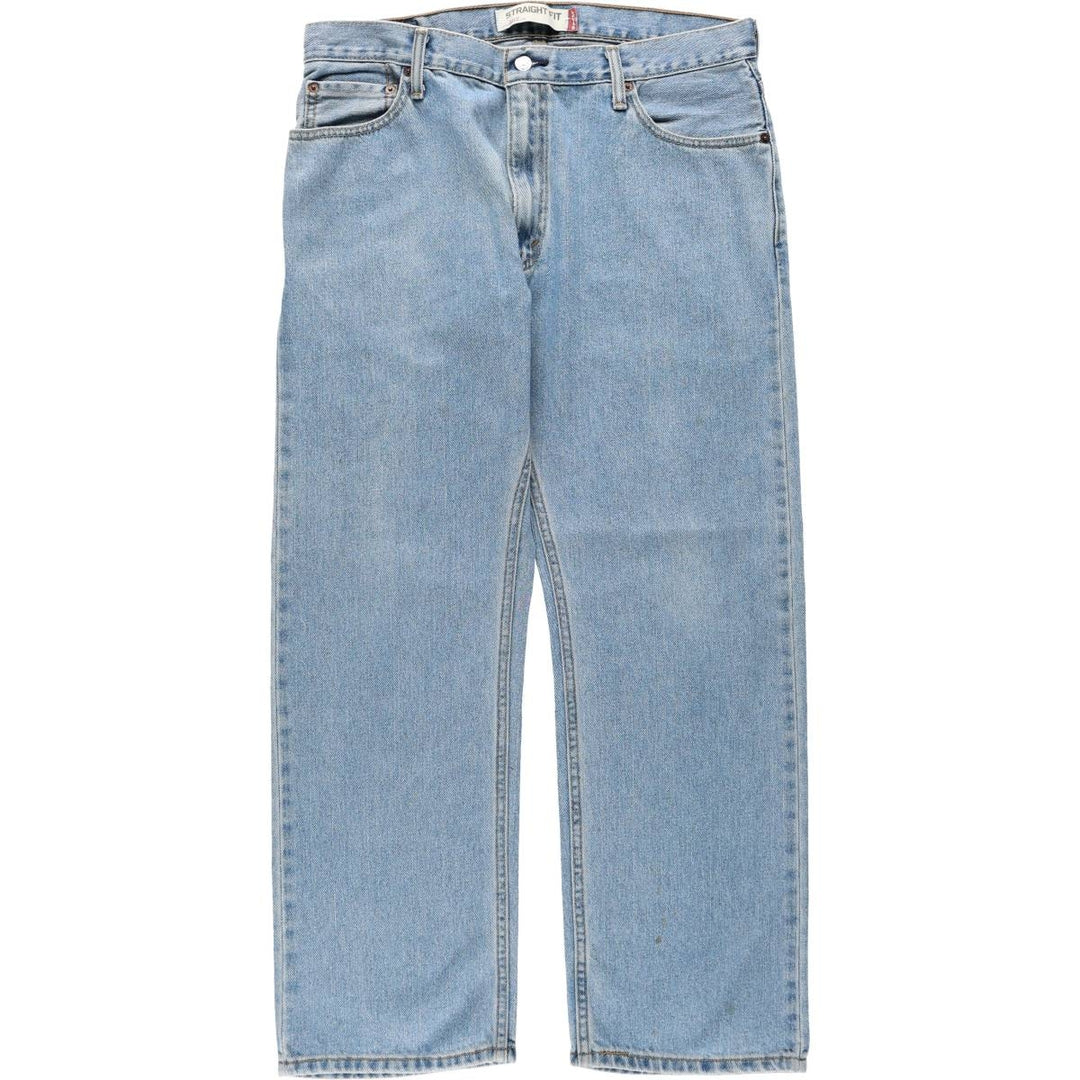 Levi's 505 STRAIGHT FIT tapered denim pants for men, size w36 cotton blue type Vintage Second Hand