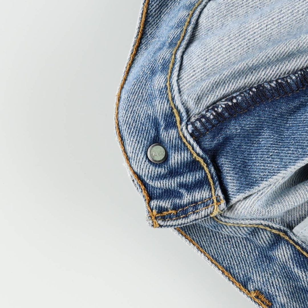Levi's 505 STRAIGHT FIT tapered denim pants for men, size w36 cotton blue type Vintage Second Hand