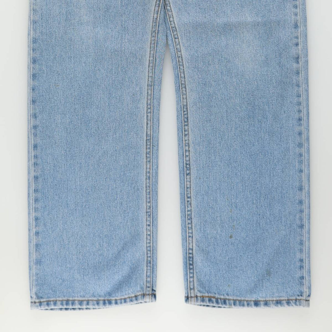 Levi's 505 STRAIGHT FIT tapered denim pants for men, size w36 cotton blue type Vintage Second Hand