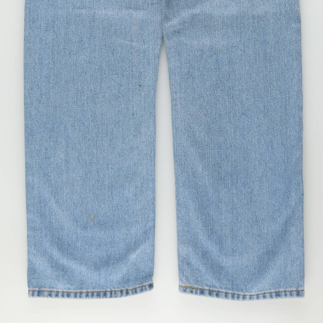 Levi's 505 STRAIGHT FIT tapered denim pants for men, size w36 cotton blue type Vintage Second Hand