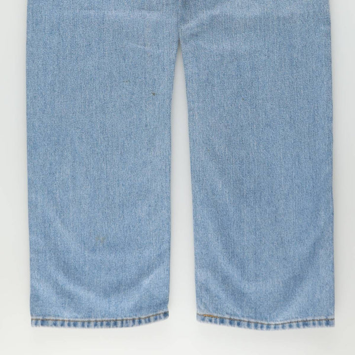 Levi's 505 STRAIGHT FIT tapered denim pants for men, size w36 cotton blue type Vintage Second Hand