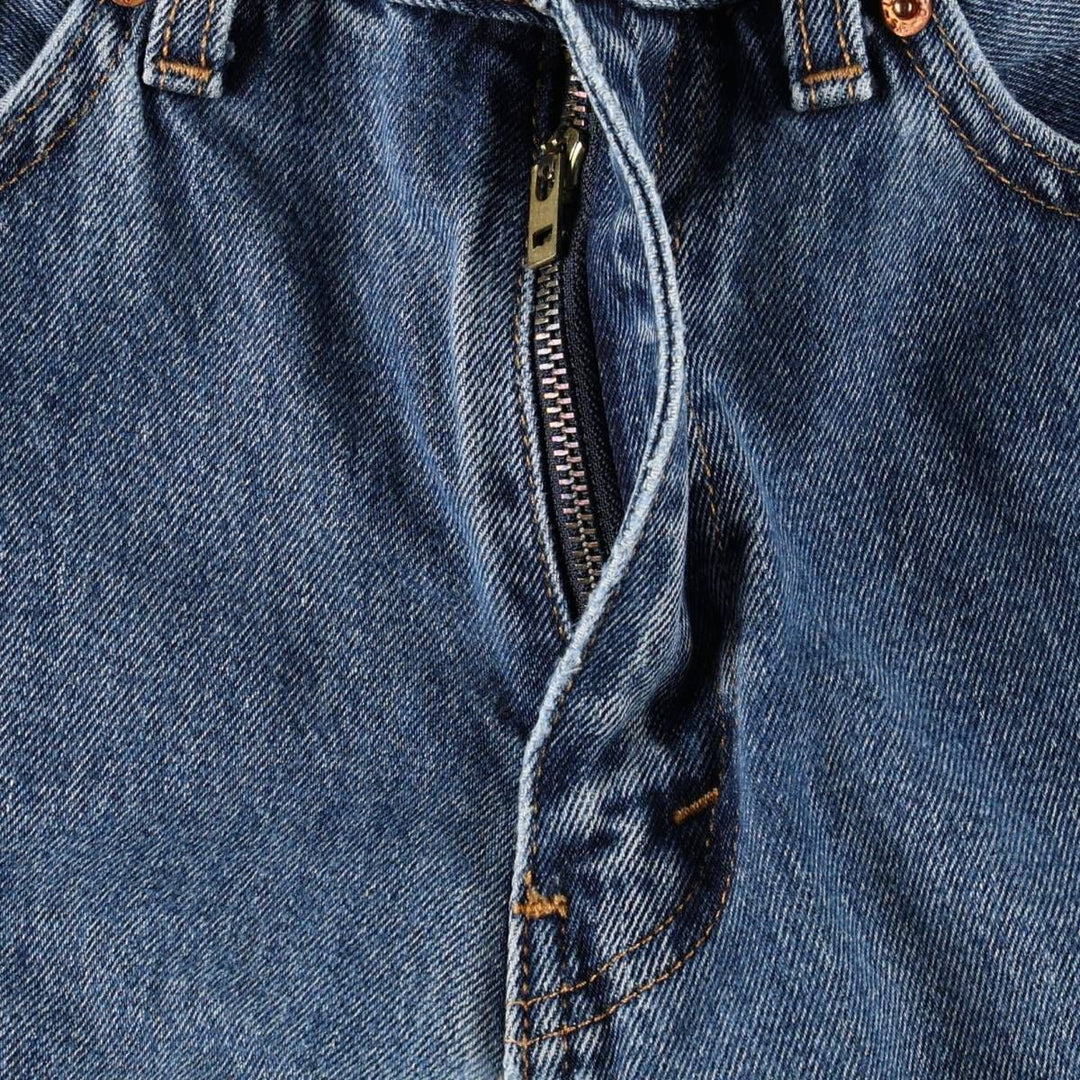 Levi's 505 tapered denim pants for men, equivalent to w32 cotton blue type Vintage Second Hand