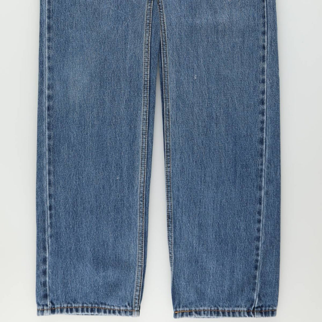 Levi's 505 tapered denim pants for men, equivalent to w32 cotton blue type Vintage Second Hand