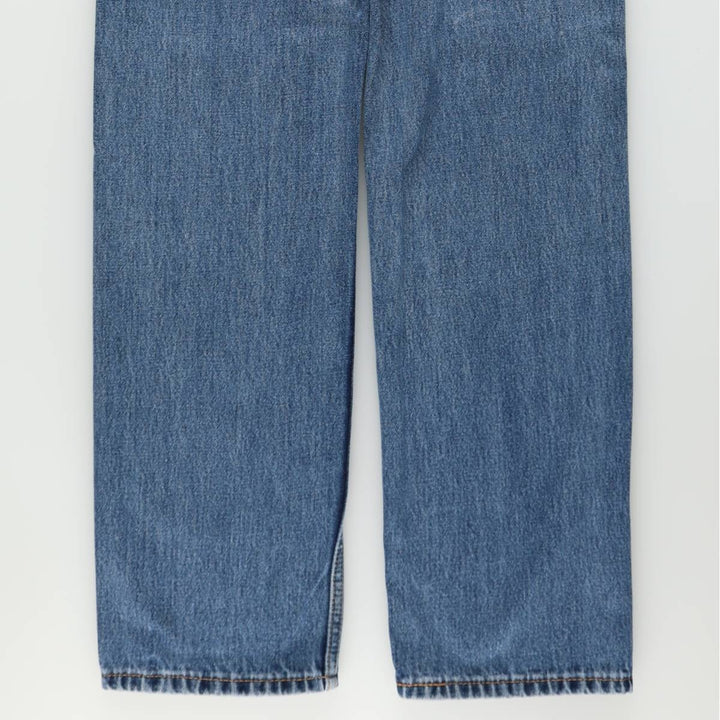 Levi's 505 tapered denim pants for men, equivalent to w32 cotton blue type Vintage Second Hand