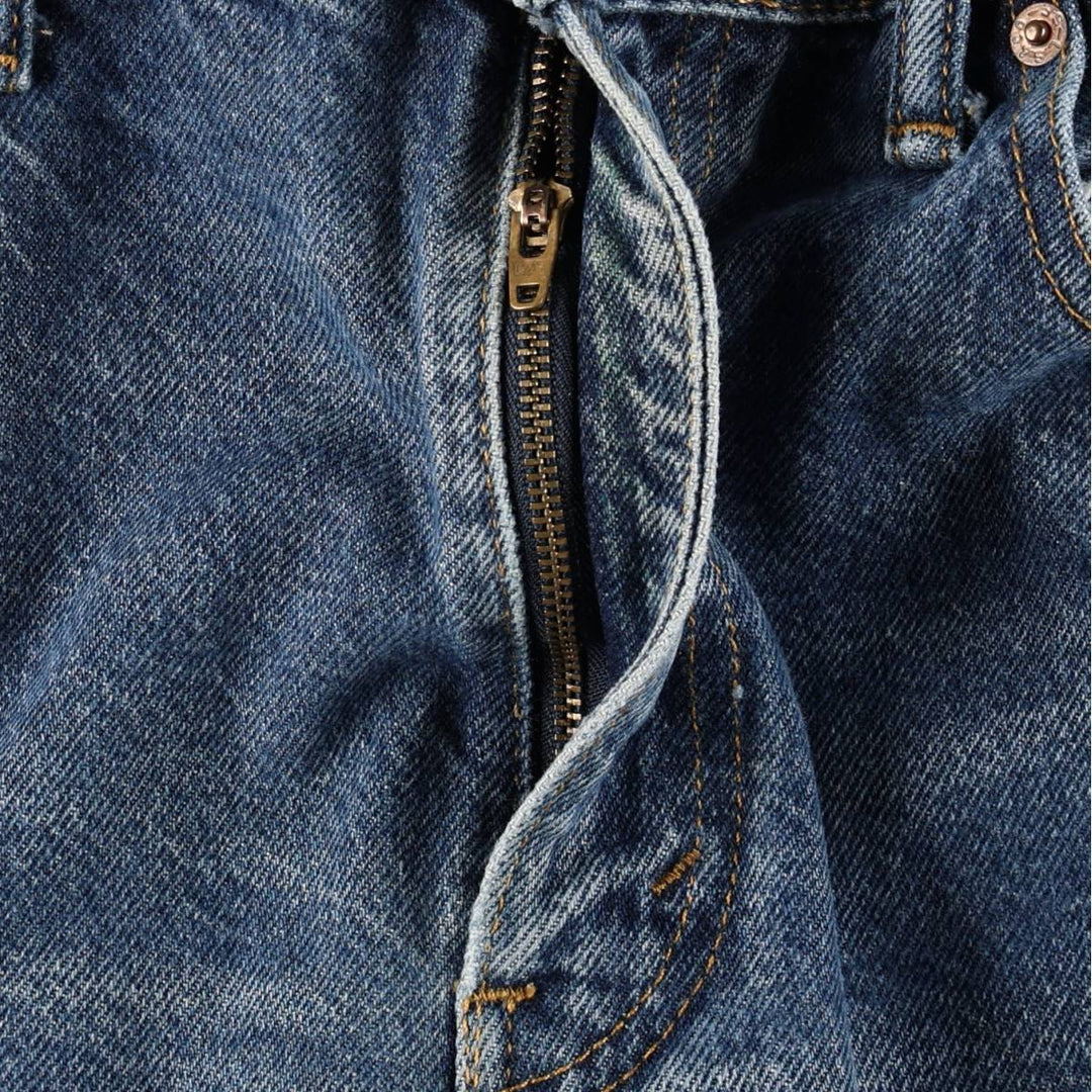 Levi's 505 tapered denim pants for men, size w36 cotton blue type Vintage Second Hand