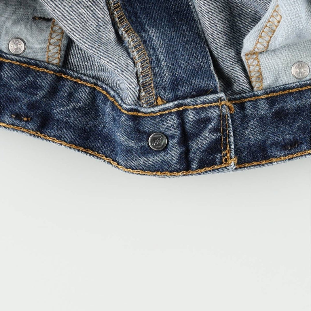 Levi's 505 tapered denim pants for men, size w36 cotton blue type Vintage Second Hand