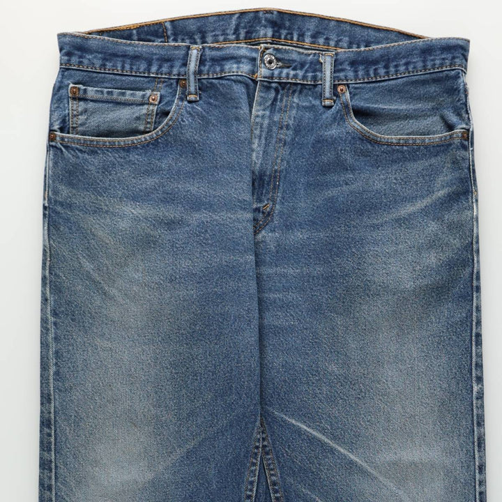 Levi's 505 tapered denim pants for men, size w36 cotton blue type Vintage Second Hand