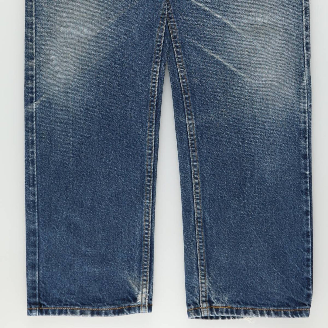 Levi's 505 tapered denim pants for men, size w36 cotton blue type Vintage Second Hand
