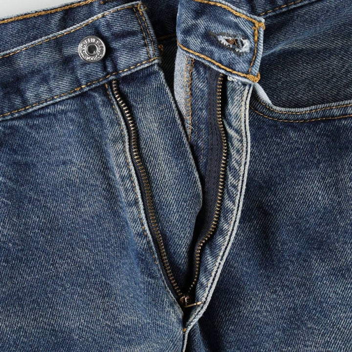 Levi's 505 tapered denim pants for men, size w36 cotton blue type Vintage Second Hand