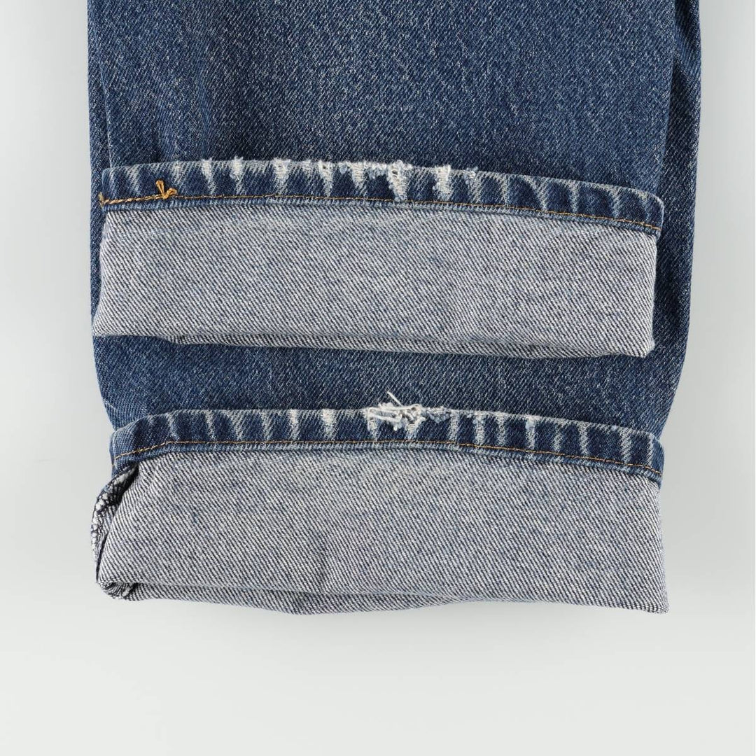 Levi's 505 tapered denim pants for men, size w36 cotton blue type Vintage Second Hand