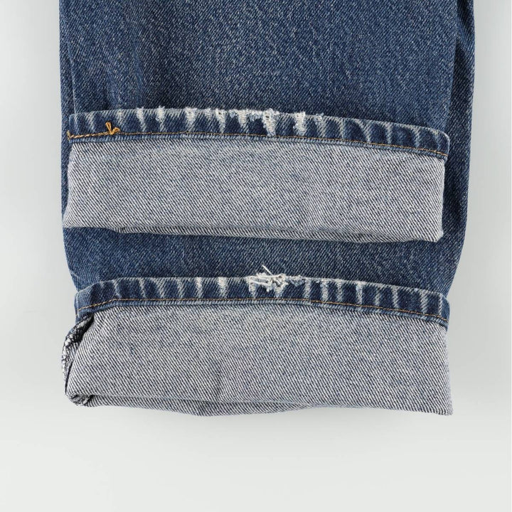 Levi's 505 tapered denim pants for men, size w36 cotton blue type Vintage Second Hand