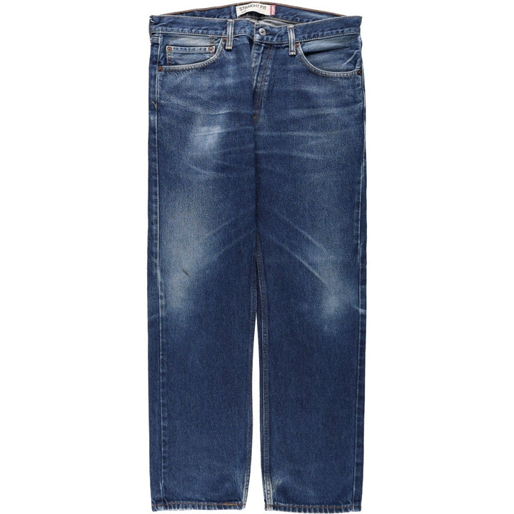 Levi's 505 Straight Fit Tapered Denim Pants, W36 L32 unclear blue type Vintage Second Hand