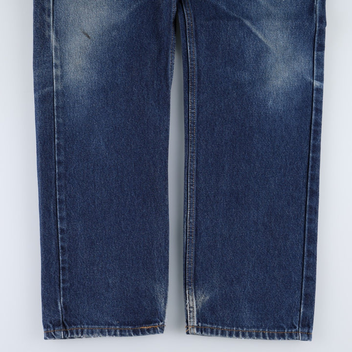 Levi's 505 Straight Fit Tapered Denim Pants, W36 L32 unclear blue type Vintage Second Hand