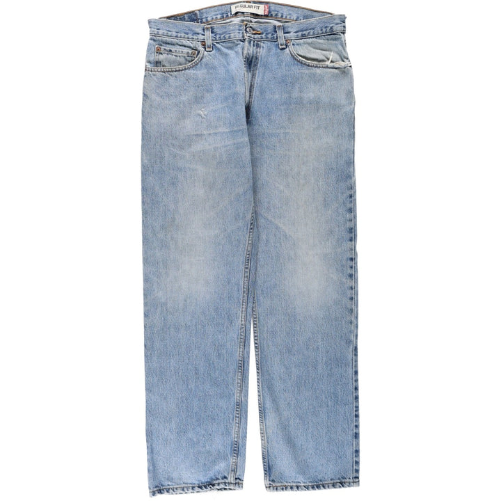 Levi's 505 Regular Fit Tapered Denim Pants, W36 L32 cotton blue type Vintage Second Hand