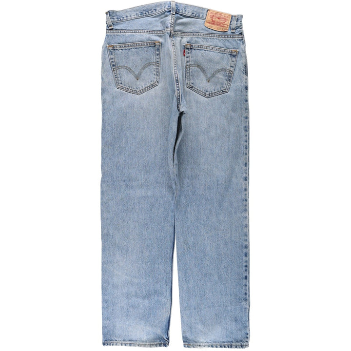 Levi's 505 Regular Fit Tapered Denim Pants, W36 L32 cotton blue type Vintage Second Hand