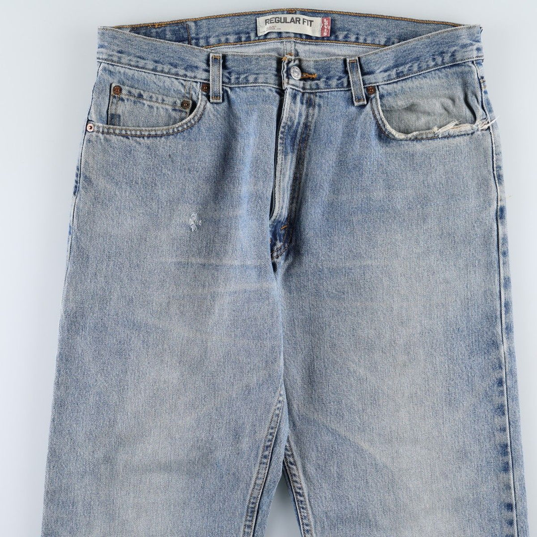 Levi's 505 Regular Fit Tapered Denim Pants, W36 L32 cotton blue type Vintage Second Hand