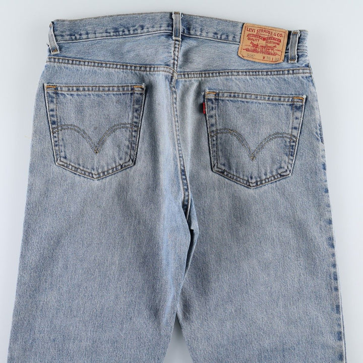 Levi's 505 Regular Fit Tapered Denim Pants, W36 L32 cotton blue type Vintage Second Hand