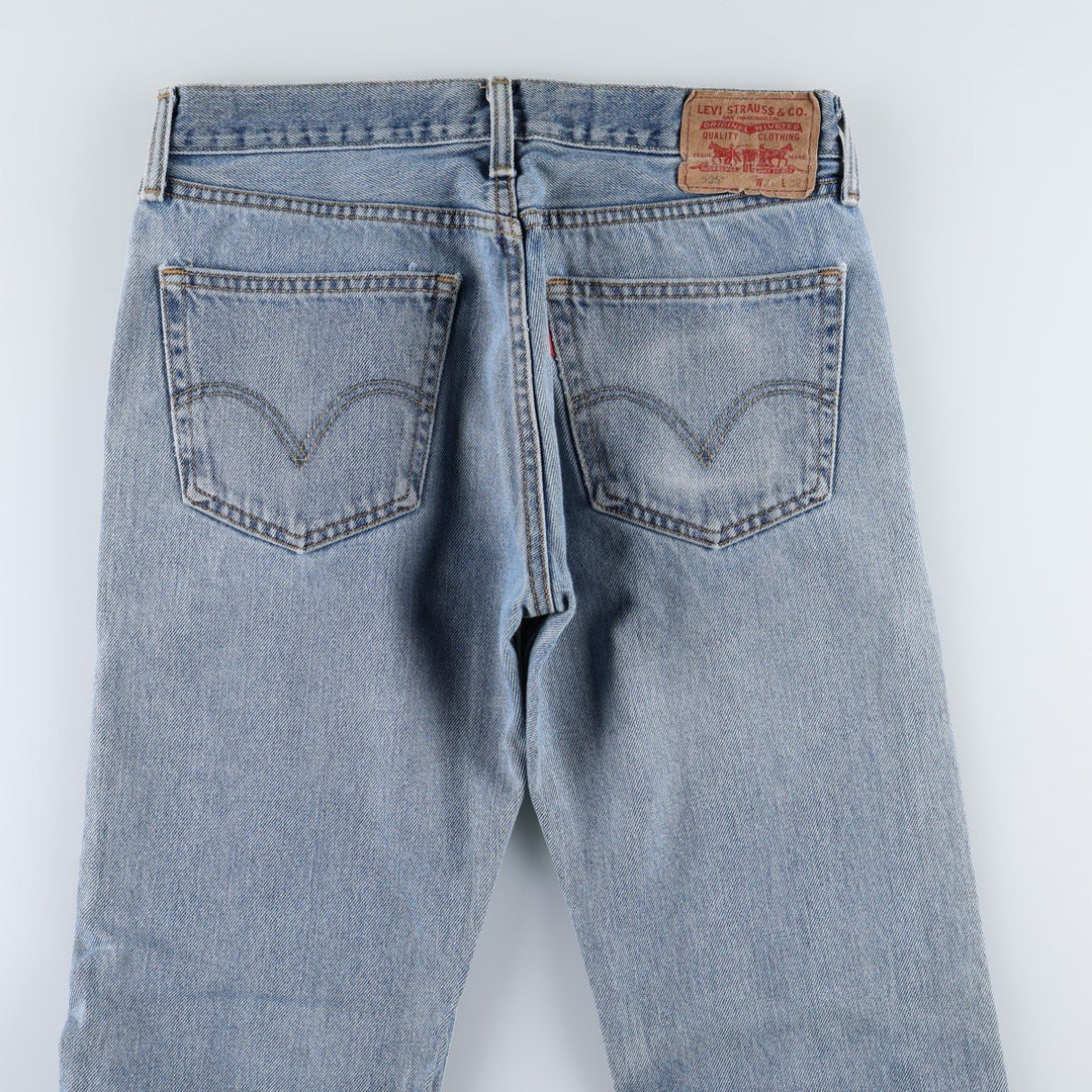 Levi's 505 STRAIGHT FIT tapered denim pants for men, equivalent to w33 cotton blue type Vintage Second Hand
