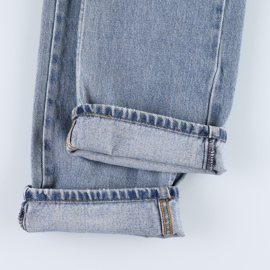 Levi's 505 STRAIGHT FIT tapered denim pants for men, equivalent to w33 cotton blue type Vintage Second Hand