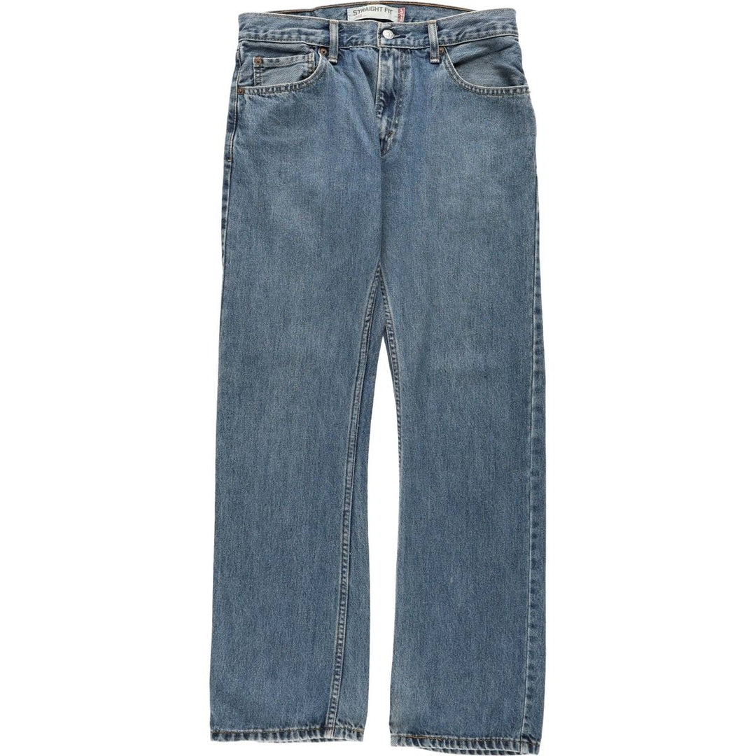 Levi's 505 Straight Fit Tapered Denim Pants, Men's, Size W32 cotton blue type Vintage Second Hand